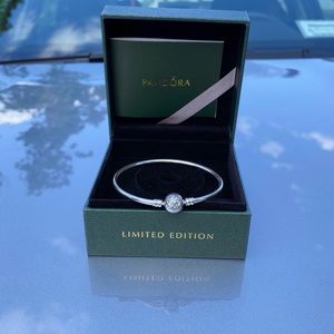 Authentic Pandora Heart of Winter Bangle